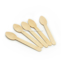 Birch wood disposable utensils